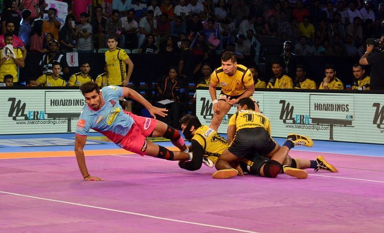 Rana just couldn't seem to tackle on the night against his former team